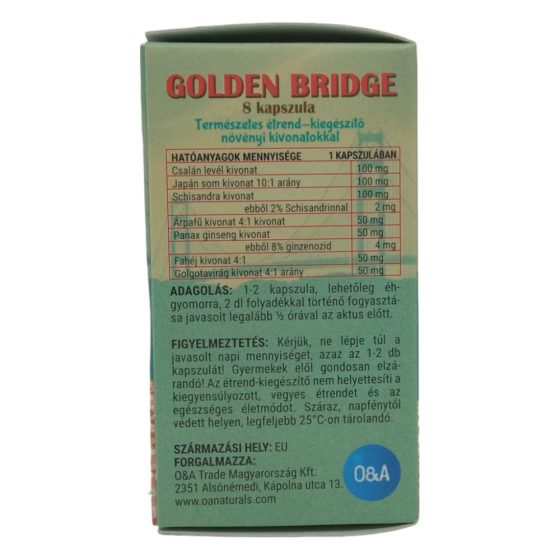Golden Bridge - dietary supplement with plant extracts (8pcs)