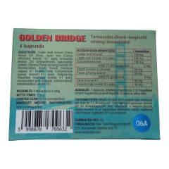   Golden Bridge - dietary supplement with plant extracts (4pcs)