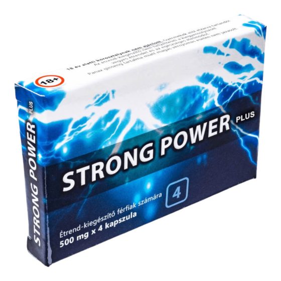 Strong Power Plus - dietary supplement capsules for men (4pcs)