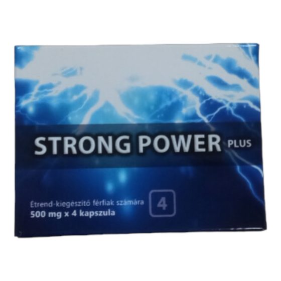 Strong Power Plus - dietary supplement capsules for men (4pcs)