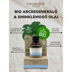   Coconutoil - Organic Facial Regenerating & Make-up Remover Oil (50ml)