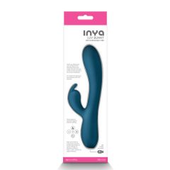 Inya Luv Bunny - cordless vibrator with wand (turquoise)