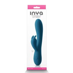 Inya Luv Bunny - cordless vibrator with wand (turquoise)