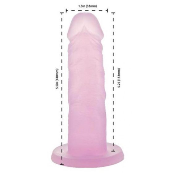 Addiction Coctails - silicone dildo with feet (pink)