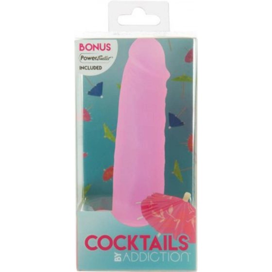 Addiction Coctails - silicone dildo with feet (pink)