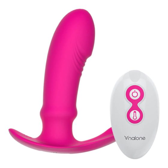 Nalone Marley - Rechargeable, heated, radio controlled prostate vibrator (pink)