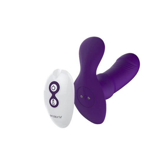 Nalone Marley - cordless, heated, radio controlled prostate vibrator (purple)