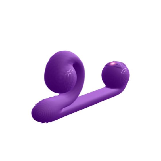 Snail Vibe Duo - Rechargeable 3in1 Stimulation Vibrator (purple)