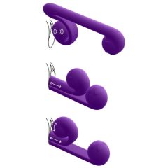   Snail Vibe Duo - Rechargeable 3in1 Stimulation Vibrator (purple)