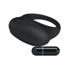   Pretty Love Bertram - waterproof vibrating penis ring (black)