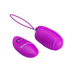   Pretty Love Jessica - Rechargeable Radio Vibrating Egg (purple)