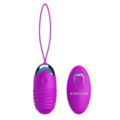   Pretty Love Jessica - Rechargeable Radio Vibrating Egg (purple)