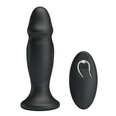   MR. PLAY - Rechargeable radio controlled anal vibrator (black)