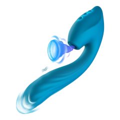   Vibeconnect - waterproof G-spot vibrator and clitoral stimulator (blue)
