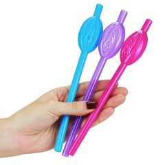 Lovetoy - Pussy straw (pink-blue-purple)