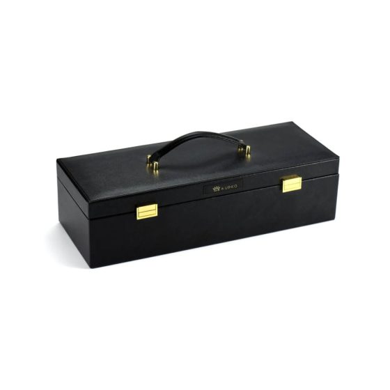 ZALO - luxury tying set in storage (black)
