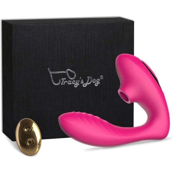 Tracy's Dog OG Pro2 - Radio controlled, waterproof 2in1 vibrator (pink)