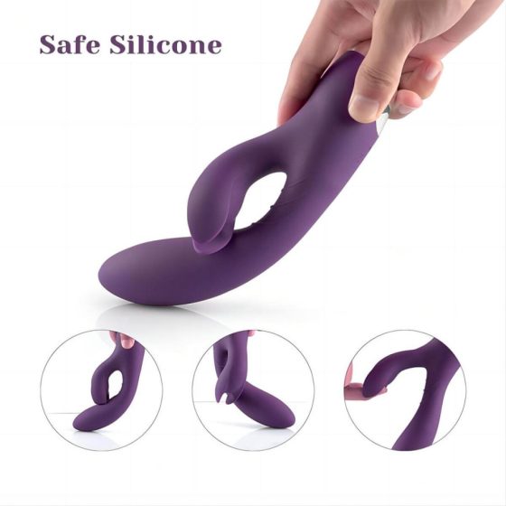Tracy's Dog Rabbit - waterproof, battery operated clitoral vibrator (purple)