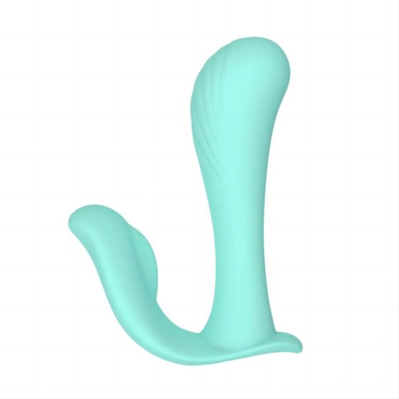 Tracy's Dog - radio controlled, waterproof attachable vibrator (turquoise)