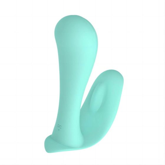 Tracy's Dog - radio controlled, waterproof attachable vibrator (turquoise)