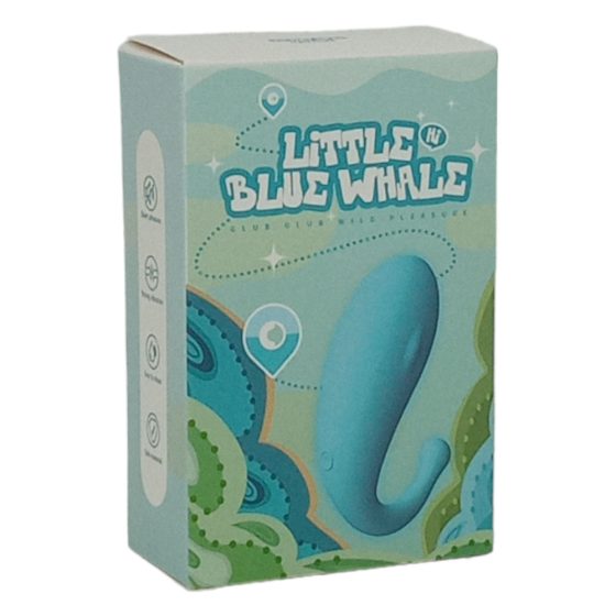 Leopard Whale - smart rechargeable vibrating egg (blue)