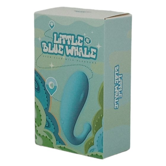 Leopard Whale - smart rechargeable vibrating egg (blue)