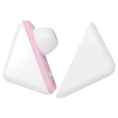   / Vibeconnect - rechargeable air-wave clitoral stimulator (white-peach)