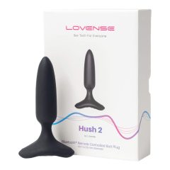   LOVENSE Hush 2 XS - rechargeable small anal vibrator (25mm) - black