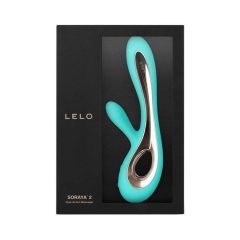   LELO Soraya 2 - cordless, waterproof, vibrator with stirrup (turquoise)
