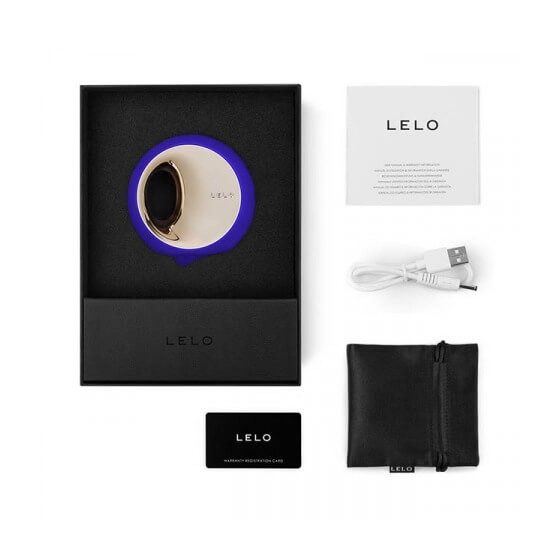 LELO Ora 3 - oral sex silumator and clitoral vibrator (royal blue)