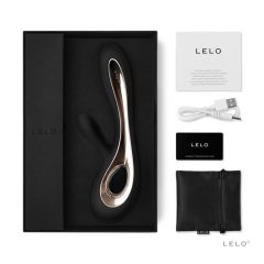   LELO Soraya 2 - Rechargeable, waterproof, vibrator with wand (black)