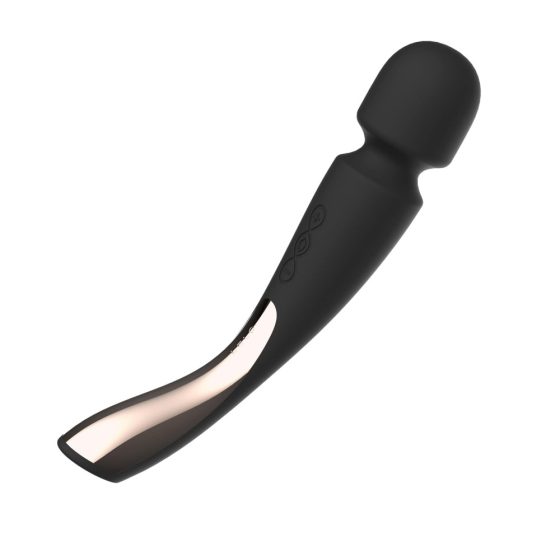 LELO Smart Wand 2 - medium - rechargeable massaging vibrator (black)