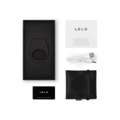 LELO Tor 3 - rechargeable smart vibrating penis ring (black)