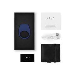 LELO Tor 3 - rechargeable smart vibrating penis ring (blue)