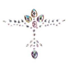 Le Désir - sparkling cleavage sticker (rainbow)