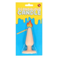 Scandalous - candle - anal plug - natural (50g)