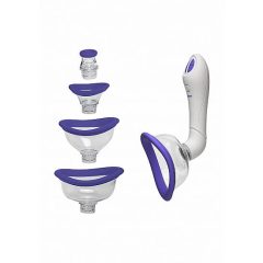   Doc Johnson Intimate - vibrating suction pump set - purple (4 pieces)