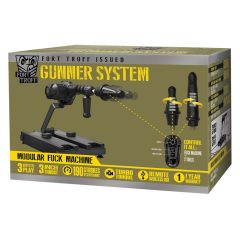  Doc Johnson Gunner System - modular sex machine with 2 attachments (black)