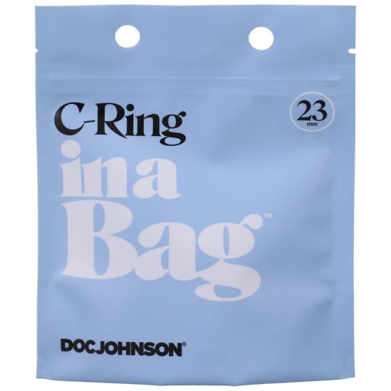 Doc Johnson C-Ring - silicone penis ring (black)