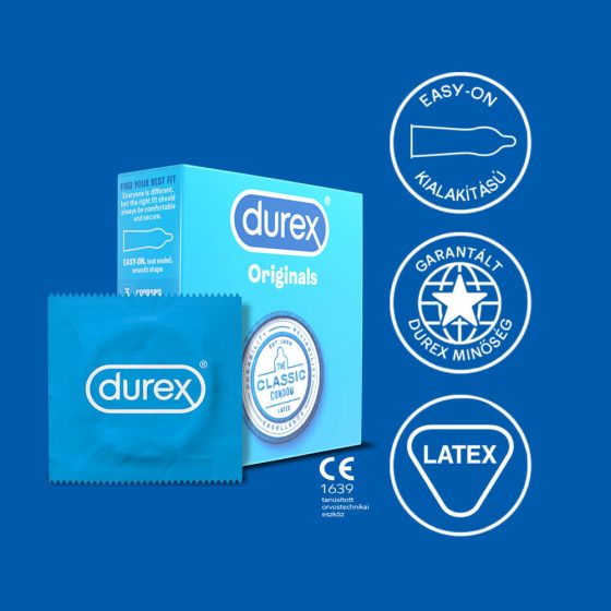 Durex Originals Classic - condom (3pcs)