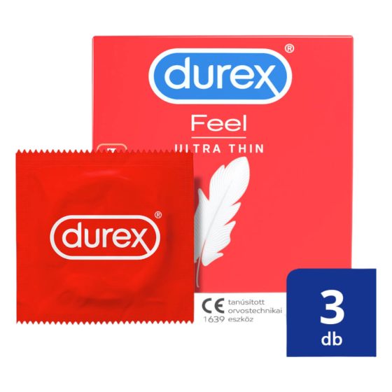 Durex Feel Ultra Thin - ultra life-like condom (3pcs)