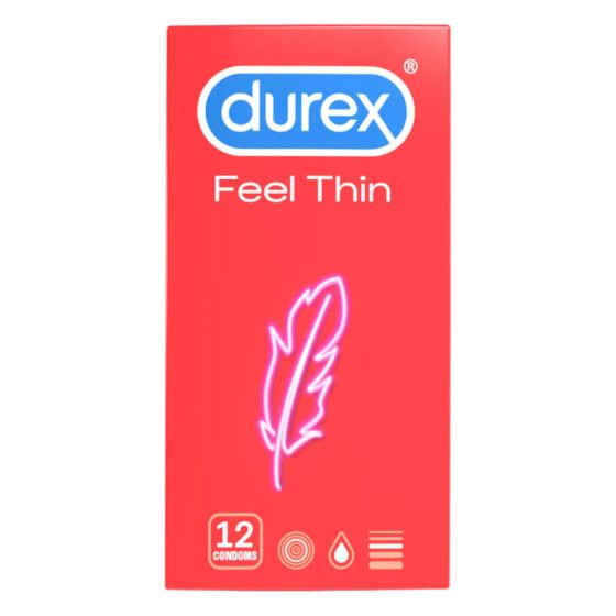 Durex Feel Thin - lifelike feeling condom (12pcs)