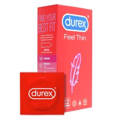 Durex Feel Thin - lifelike feeling condom (12pcs)