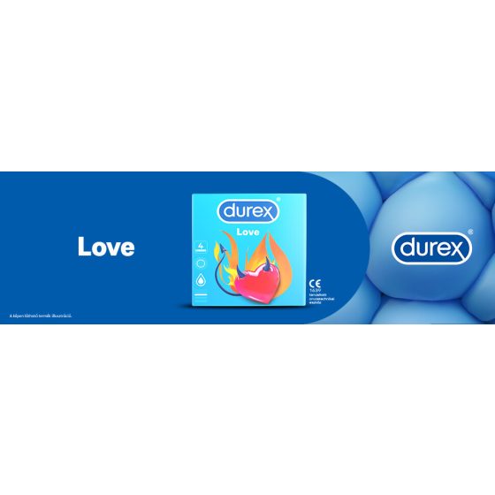 Durex Condom Love - Easy-on condom (4pcs)