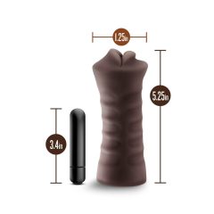 Enlust Krystal - vibrating mouth AI with pictures (brown)