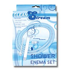   Shower Enema - aluminium intimate shower complete set (silver)