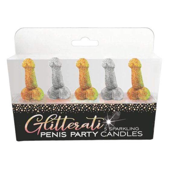 Glittaretti - Penis candle set (5pcs)