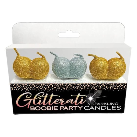 Glittaretti - Titty candle set (3pcs)