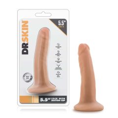 Dr. Skin 5,5 - clamp-on lifelike dildo - natural (14cm)