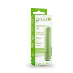 Gaia Eco M - eco-friendly rod vibrator (green) - medium